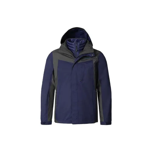 Columbia Windbreaker Jackets Men Navy Blue