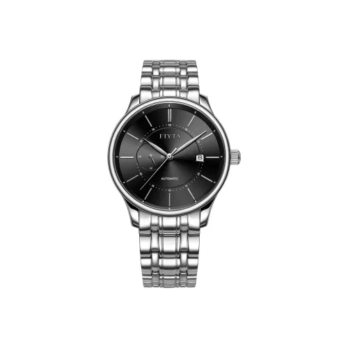 FIYTA 오토매틱 메커니컬 무브먼트 남성 중국 시계 41mm*41mm*11mm 블랙