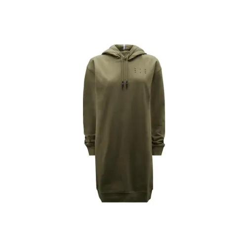 McQ Alexander McQueen Long-Sleeved Dresses Women's Green