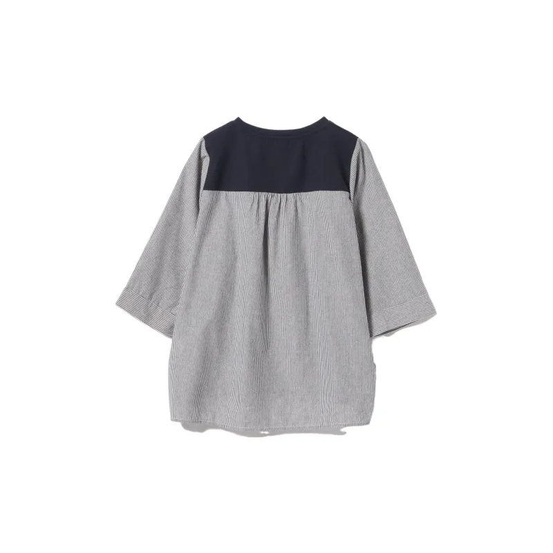 Beams T Shirts Women's Marine Blue-1