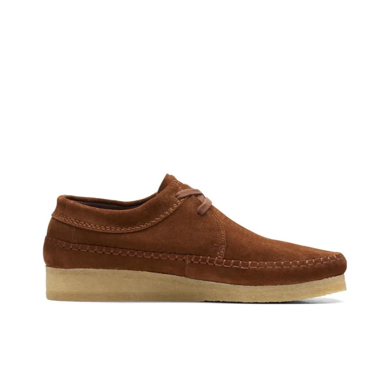 Clarks Weaver Suede 'Cola'-1