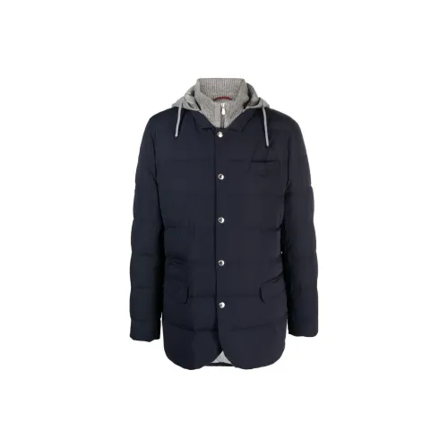 Brunello Cucinelli Jackets Men Marine Blue