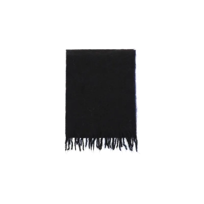 GANNI Knit Scarves Women's Black-1