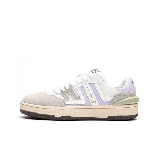 Feiyue Skateboard Shoes Unisex Low-Top Purple/White/Gray