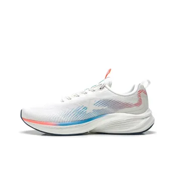 XTEP Cushioning Lightweight Low Top Running Shoes Men's White Blue