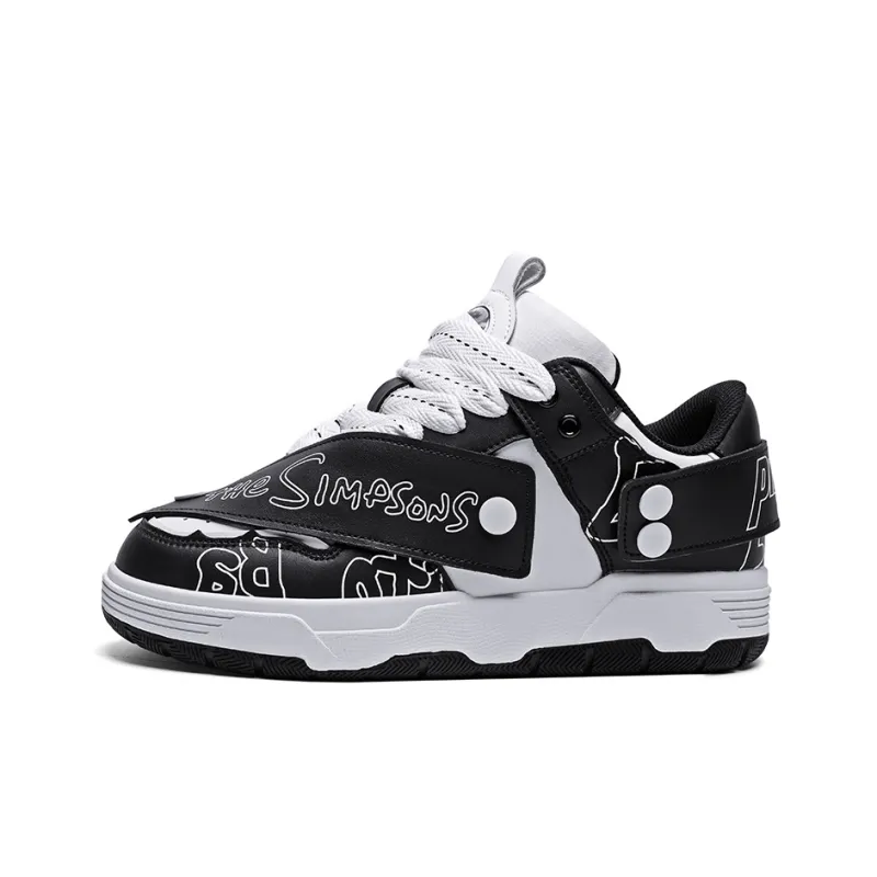 The Simpsons Slip Resistant, Abrasion Resistant, Breathable High Top Skateboard Shoes Unisex-1