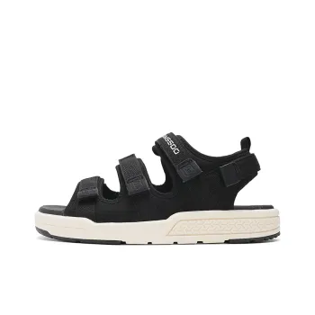 Camssoo Beach Sandals Women's Black White