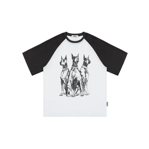 EMPTY REFERENCE Doberman Series T-Shirts Unisex White