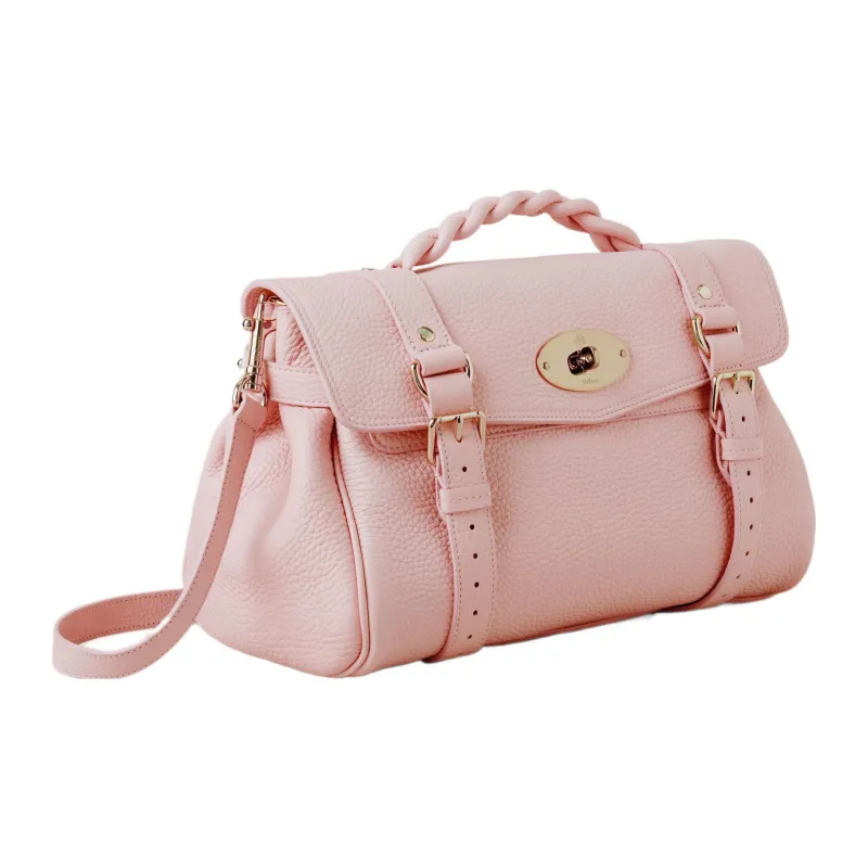 Mulberry Alexa Cow Leather Shoulder Bag Crossbody Bag Handbag Women's Pink-1