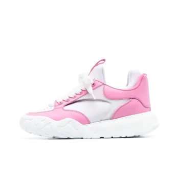Alexander McQueen Court Low-Top Casual Shoes Women's White Pink