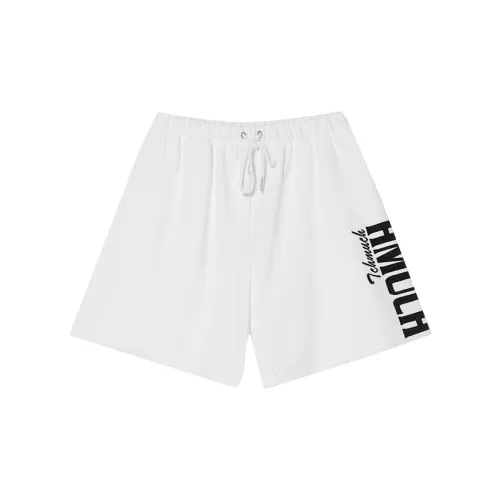 TCH Casual Shorts Unisex White Base With Black Logo