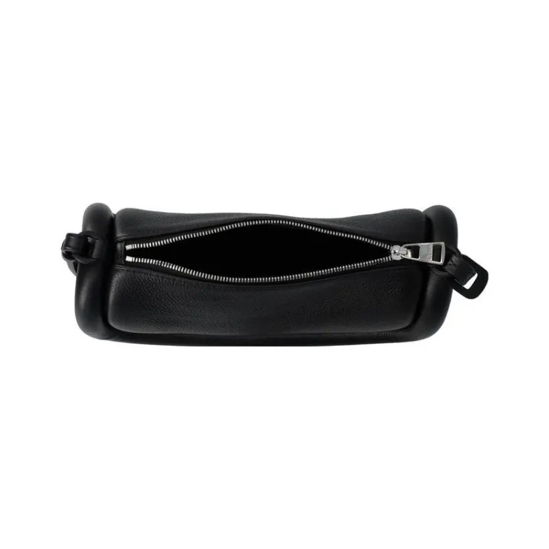 JW Anderson Calfskin Shoulder Bag, Crossbody Bag Women's Black-4