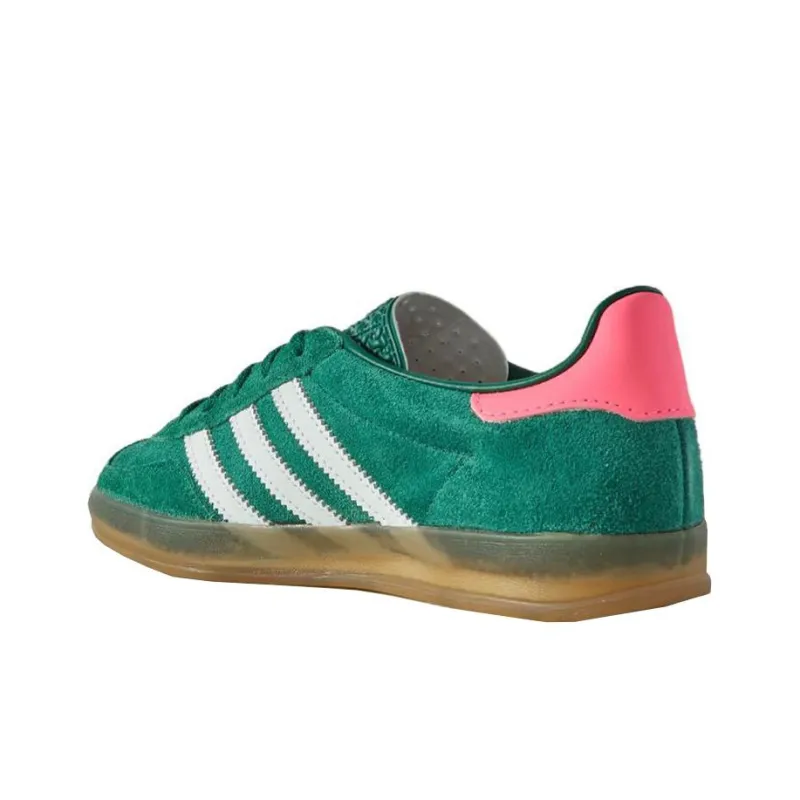 Adidas Originals Gazelle Indoor Collegiate Green Lucid Pink Women's-2