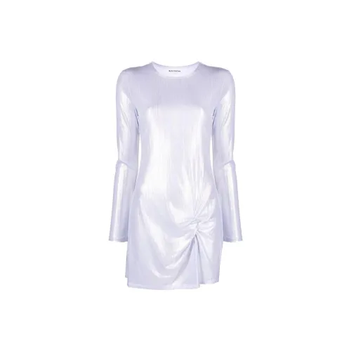 Reformation Long-Sleeved Dresses Women's Silver