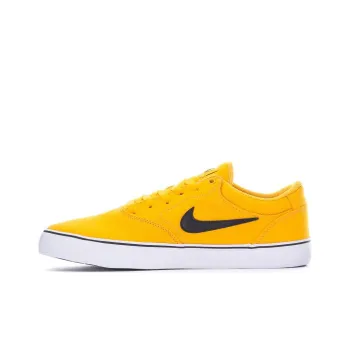 Nike SB Chron Slip-Resistant Coverage Low-Top Skateboard Shoes Men's Yellow