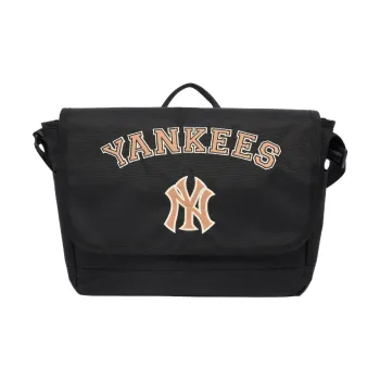 MLB Polyester Messenger Bag Shoulder Bag Crossbody Bag Men's Black