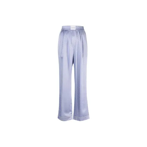 Alexander Wang Silk-jacquard Wide-leg Trousers