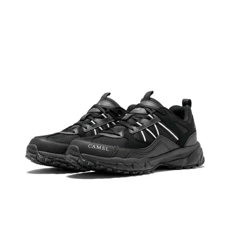 CAMEL Plate Dragon 1.0 Cushioning Anti Slip And Wear Resistant Low Top Outdoor Shoes Men's Black Silver Gray-1
