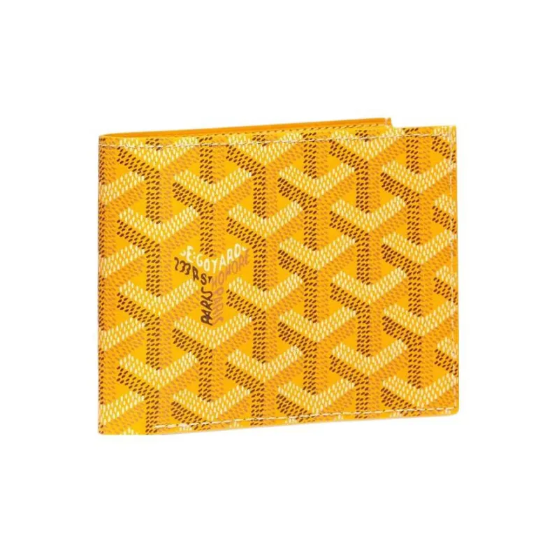 GOYARD Victoire Canvas With Leather Wallet Unisex 11 Colors-12