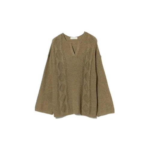 Beams Sweaters Women's Olive Green