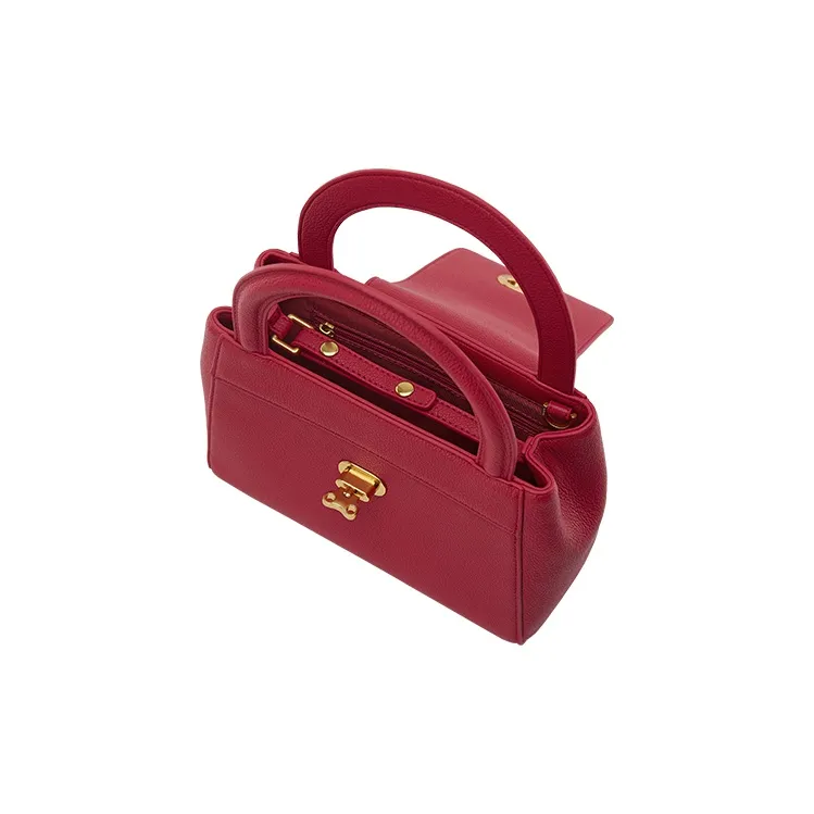 JONBAG Synthetic Leather Spring Bag Shoulder Bag, Crossbody Bag, Handbag Trumpets Women's Red-3