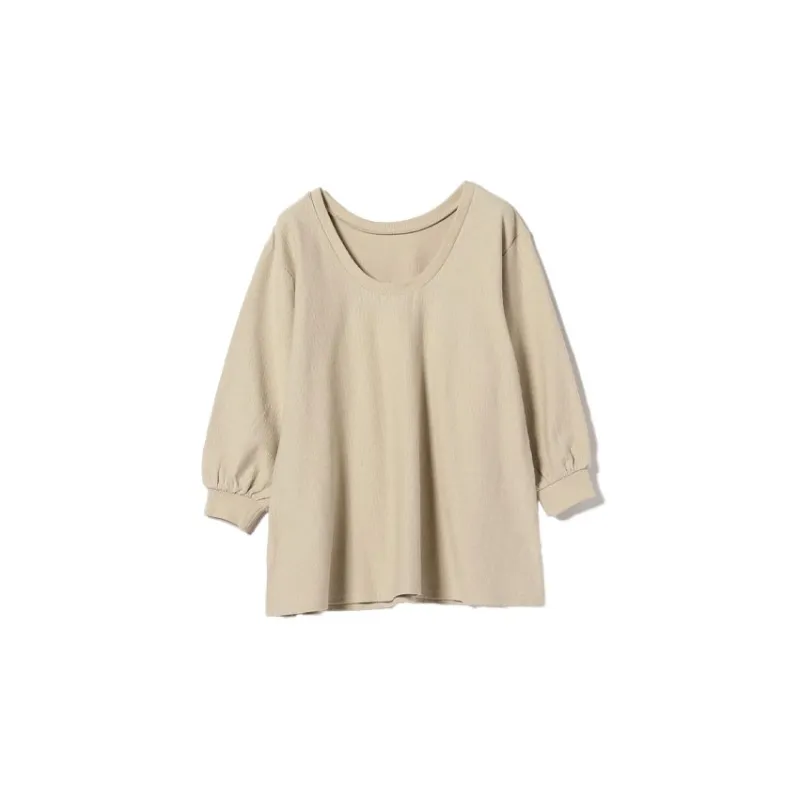 Beams Sweatshirts Women's Sand-1