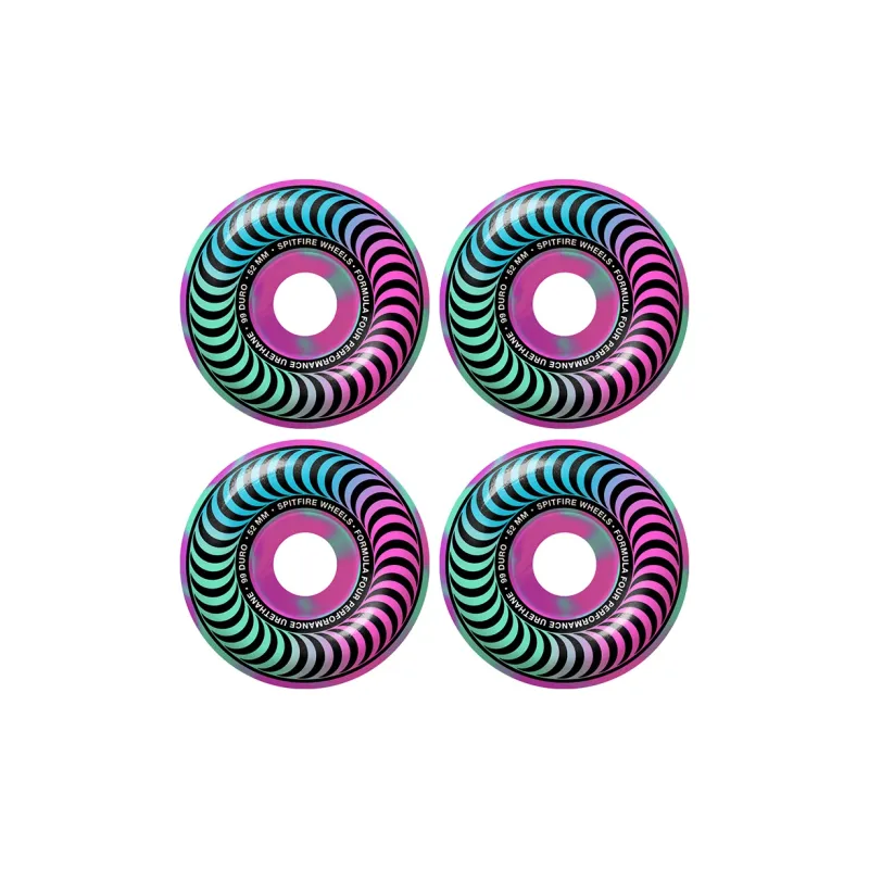 SPITFIRE Wheel Double Kick Skateboard 52mm Classic Wheel Style-2