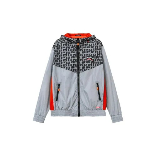 SPRAYGROUND Jackets Unisex Silver Gray