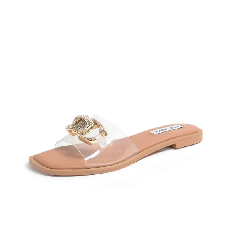 STEVE MADDEN Stylish Sandal 1.4cm Women's Transparent-1