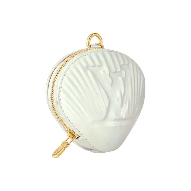 LOUIS VUITTON Shell Coin Purse White-1