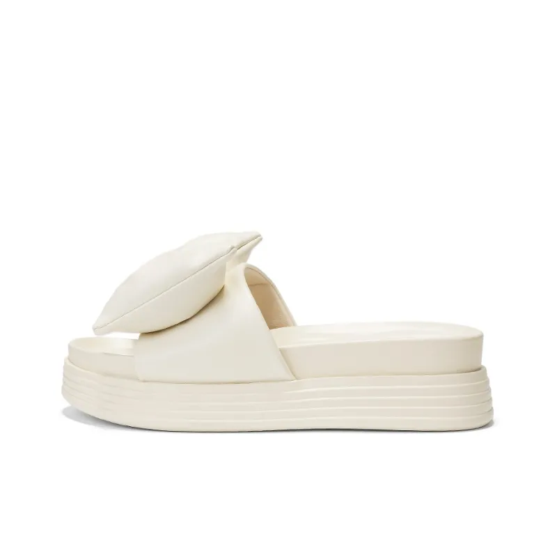 OMS Slide Slippers Women's Black/White-8