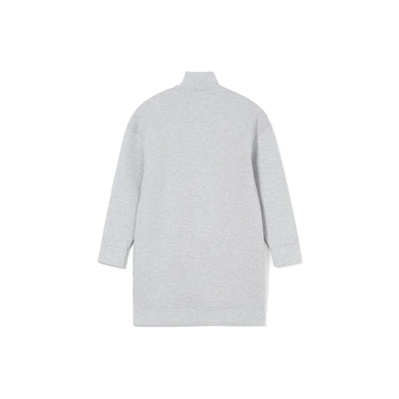 LACOSTE Long Sleeved Dresses Women's Silver Gray-1
