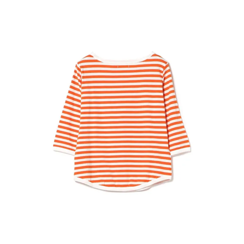 Beams T Shirts Women's Orange-1
