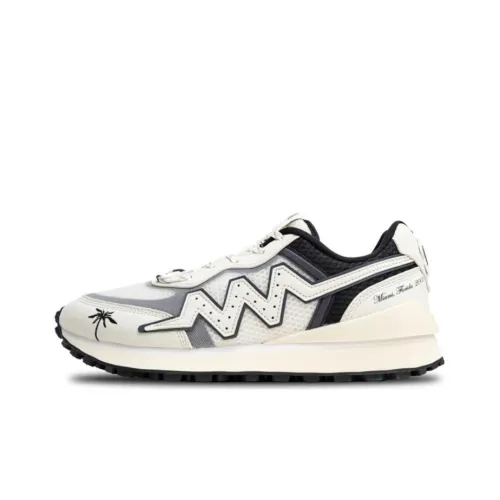 LiNing Wade 001 Anti Slip Wear Resistant Low Top Casual Shoes Men's Beige Black