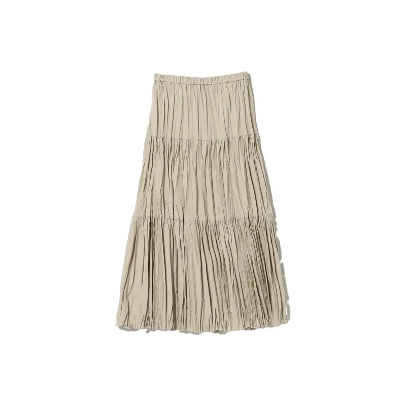 Beams Casual Long Skirts Women's Beige-1