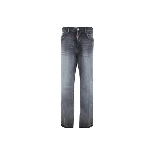 DSQUARED2 Straight-leg Stonewashed Jeans