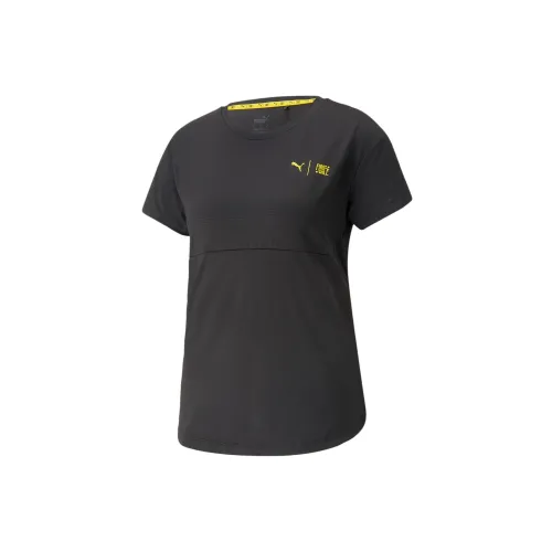 PUMA First Mile Is A Recyclable And Eco-friendly Series T-Shirts Women's Black