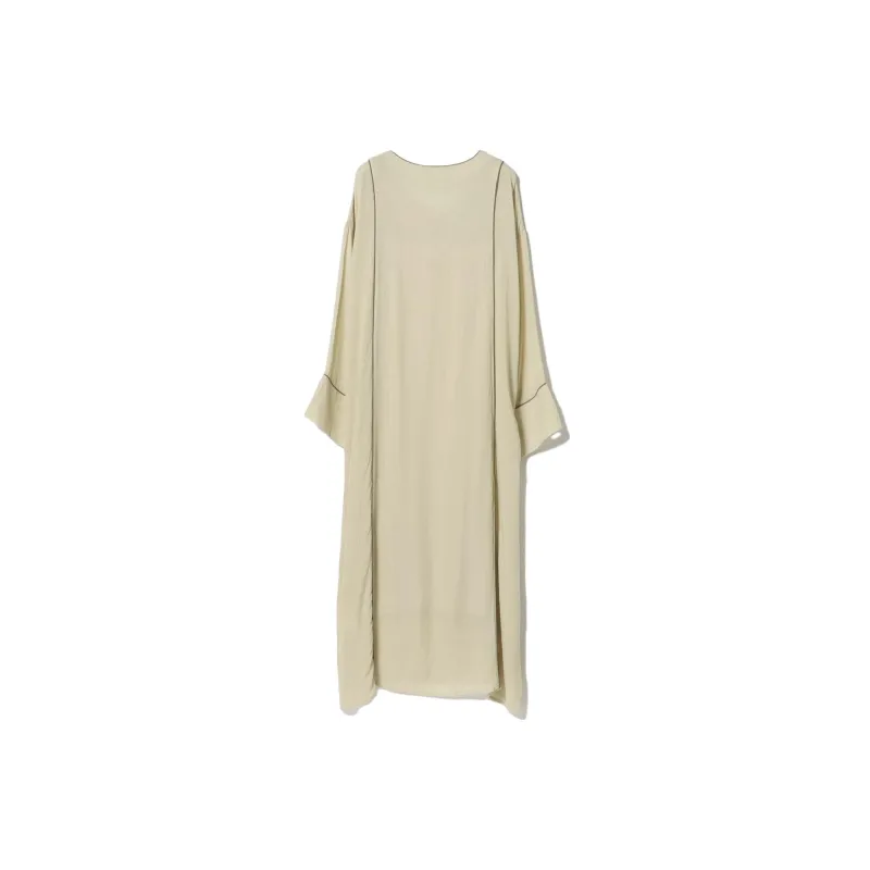 Beams Long Sleeved Dresses Women's Light Green-1