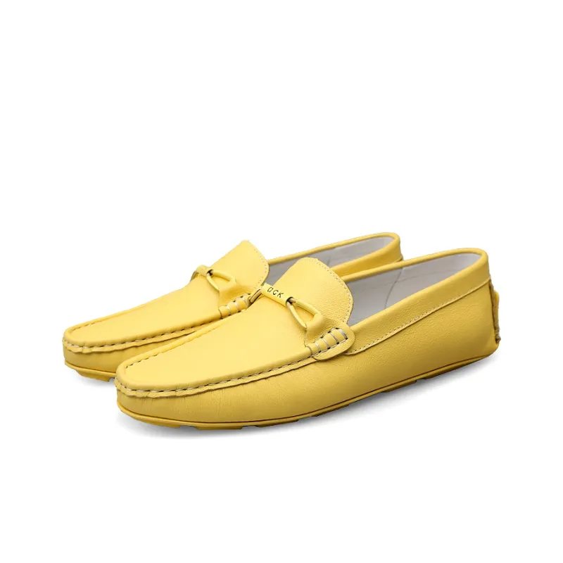 DCK Men's Casual Shoes Men Low Top Black/White/Earth Yellow-2