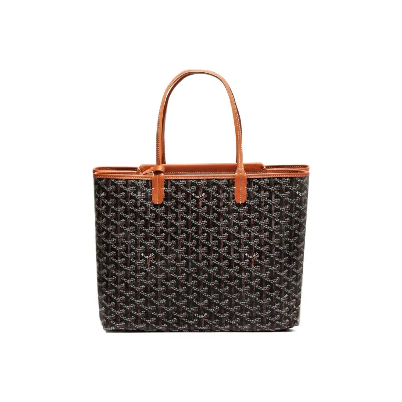 GOYARD Isabelle Canvas With Leather Tote One Shoulder Handbag Small Size Women's 11 Colors-16
