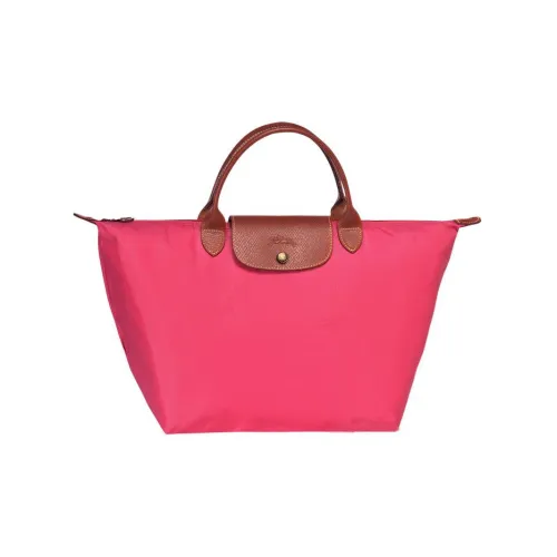 LONGCHAMP Le Pliage Polyamide Dumpling Bag Handbags Medium Size Women's Red