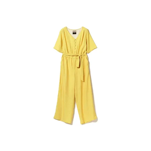 Beams Bodysuits Women's Yellow