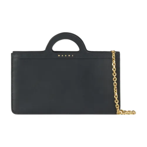 MARNI Logo Printed Chain-Linked Long Wallet