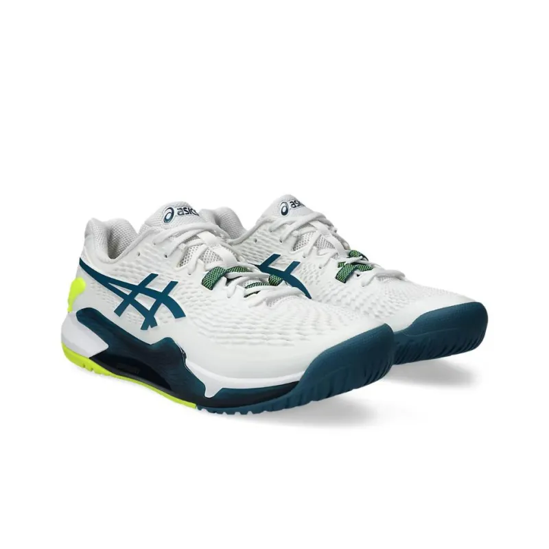 Asics Gel Resolution 9 Wide 'White Restful Teal'-2