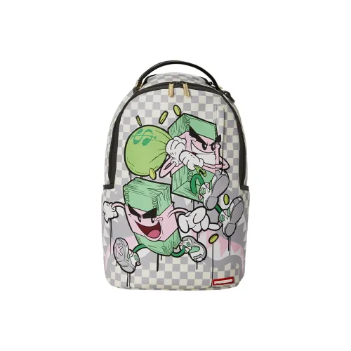 SPRAYGROUND Backpacks Gray White