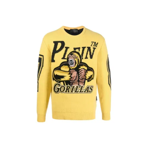 PHILIPP PLEIN Basketball Wool Pullover Jumper