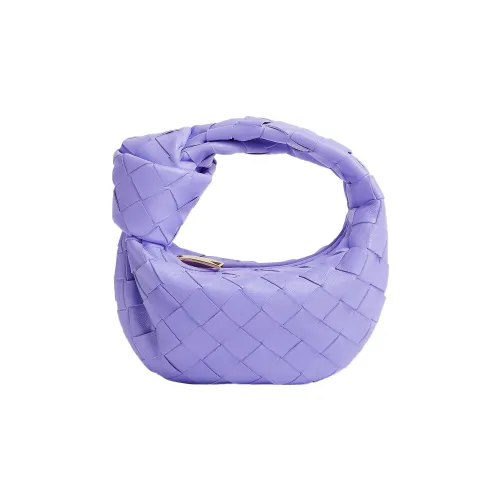 Bottega Veneta Lambskin Handbag Micro Women's Purple