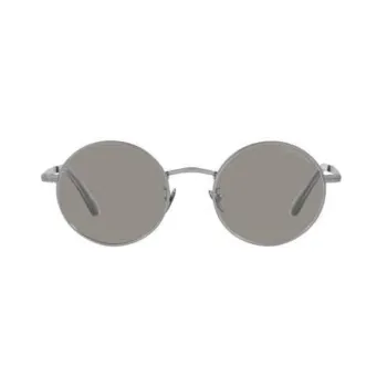 GIORGIO ARMANI Round Sunglasses Men's Gray