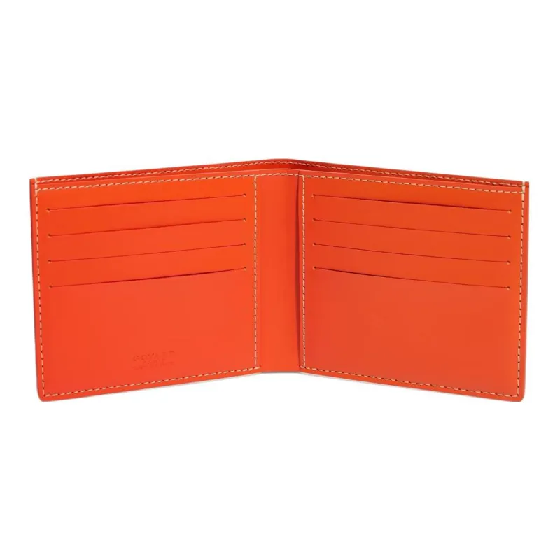 GOYARD Victoire Canvas With Leather Wallet Unisex 11 Colors-9