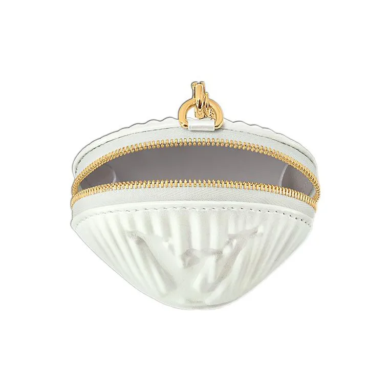 LOUIS VUITTON Shell Coin Purse White-2